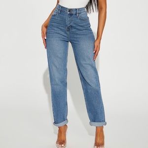 High rise mom jeans
